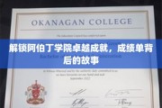 阿伯丁学院辉煌成绩背后，揭秘成就背后的传奇故事