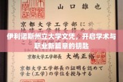 伊利诺斯州立大学文凭，解锁学术与职场未来之门