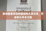 斯图加特大学荣耀文凭，助你踏上卓越学术征途