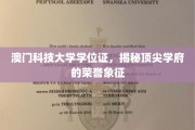 澳门科技大学学位证，解锁精英教育的荣耀凭证