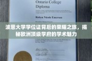 探寻波恩大学学位证的荣耀足迹，欧洲顶尖学府的学术风采揭秘