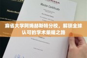 麻省阿姆赫斯特，开启国际学术声誉之门