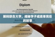 揭开联合大学学子成绩单的神秘面纱，一场青春与努力的交织