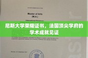 法国尼斯大学荣耀加冕，学术巅峰成就的璀璨见证