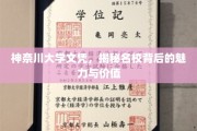 探寻神奈川大学文凭的辉煌，名校背后的不凡魅力与深远价值