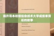 解码哥本哈根信息技术大学成绩单的秘密世界