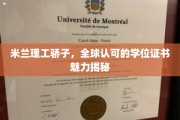 设计界的明珠，米兰理工学子全球通行证背后的秘密大公开