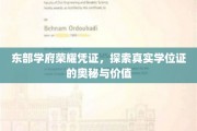 学位荣耀之谜，东部名校证书背后的价值探寻