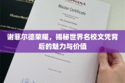 探寻谢菲尔德荣耀，世界名校文凭的非凡魅力与深远价值