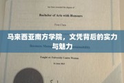 揭秘马南方学院，文凭之光下的实力与风采
