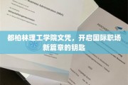 都柏林理工学院文凭，解锁国际职场新机遇的黄金钥匙