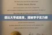 德比大学学霸风云录，实力学子巅峰对决