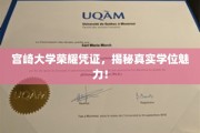 宫崎大学学位证书大揭秘，探寻荣耀背后的真实魅力