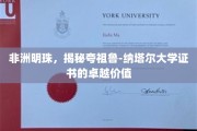 探寻非洲教育瑰宝，夸祖鲁-纳塔尔大学证书的非凡魅力