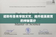 解码精英摇篮，诺斯布鲁克学院文凭背后的教育传奇