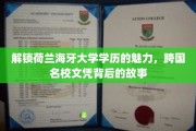荷兰海牙大学学历大揭秘，跨国名校背后的不为人知传奇