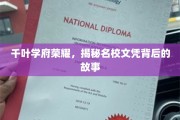 千叶学府之光，探寻名校文凭背后的传奇历程