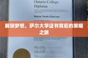 探寻荣耀，萨尔大学证书背后的梦想启航之旅