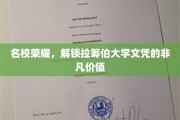 名校通行证，拉筹伯大学文凭的隐藏魅力