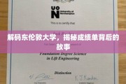 东伦敦大学成绩单背后的隐藏秘密，一场学术探索之旅