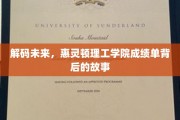 未来解码，揭秘惠灵顿理工学院成绩单背后的精彩篇章