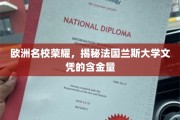 探寻欧洲教育瑰宝，法国兰斯大学文凭的非凡价值