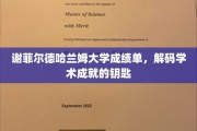 探索谢菲尔德哈兰姆大学成绩单，解锁学子学术辉煌的密钥