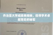 揭开乔治亚大学卓越学术背后的神秘面纱