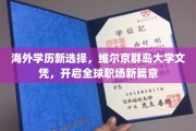 跨国职场通行证，维尔京群岛大学学历，引领未来职业新航向