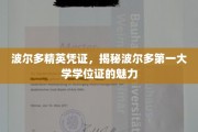 探寻波尔多第一大学学位证的独特魅力，精英凭证背后的波尔多精英故事
