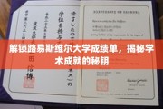 揭秘路易斯维尔大学成就密码，成绩单背后的秘密通道