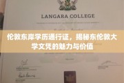 东伦敦大学文凭，解锁伦敦东岸教育新篇章