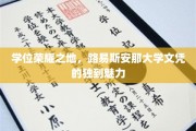 路易斯安那大学文凭，揭开学位殿堂的独特风采