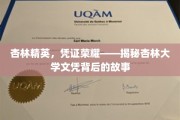 杏林荣耀证，探秘大学文凭的传奇之旅