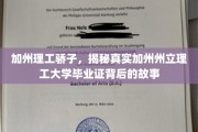 解码加州理工精英，毕业证背后的加州传奇