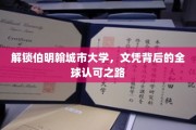 伯明翰城市大学，揭秘国际通行证背后的精彩历程
