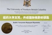 纽约大学文凭，解锁全球视野的通行证