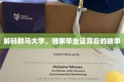 群马大学毕业证之谜，揭秘独特学历背后的传奇故事