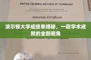 波尔顿大学成绩单揭秘，一窥学术成就的全新视角
