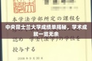 一窥中央昆士兰大学真实成绩单，学子辉煌成就大公开