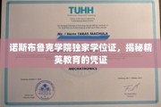 诺斯布鲁克学院独家学位证，揭秘精英教育的凭证