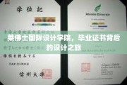 探寻莱佛士设计毕业生证书背后的创意之旅