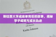 斯旺西大学成绩单背后的故事，揭秘学子成就与成长轨迹