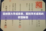 探索田纳西大学，成绩单背后的学术精英养成之道