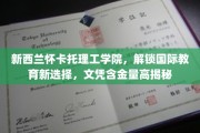 拥抱全球视野，怀卡托理工学院，探索国际教育高含金量文凭之旅