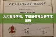 北大西洋学院，学位证书背后的学术传奇之旅