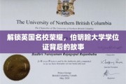 探寻伯明翰荣耀，揭秘学位证背后的传奇之路