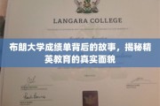 布朗大学成绩单背后，解码精英教育的隐秘世界