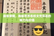 MIT荣光解码，世界名校文凭的独到魅力与非凡价值