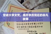 宫崎大学文凭，探寻学历背后的传奇之旅